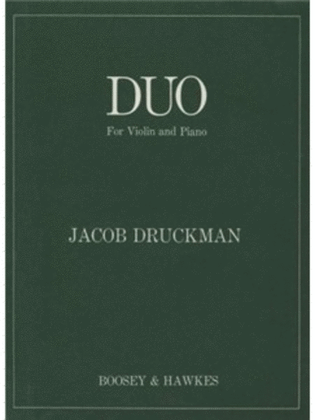 Book cover for Duo for Violin and Piano (1949)
