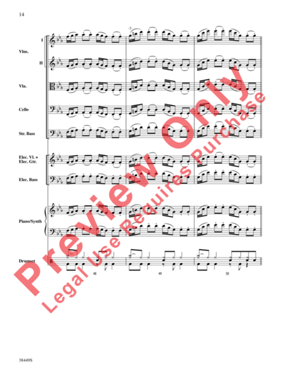 Requiem (The Fifth) String Orchestra scores gallery preview page 15