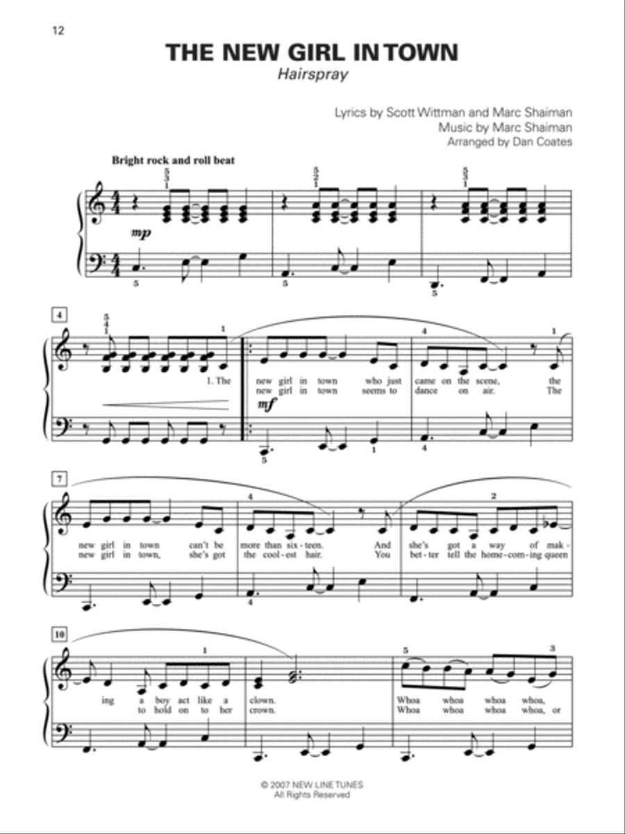 Dan Coates Popular Piano Library -- At the Movies, Book 2 Piano Solo scores gallery preview page 9