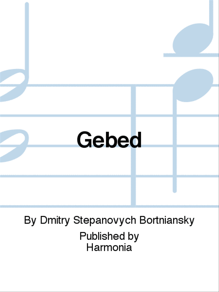 Gebed 4-Part scores gallery preview page 1