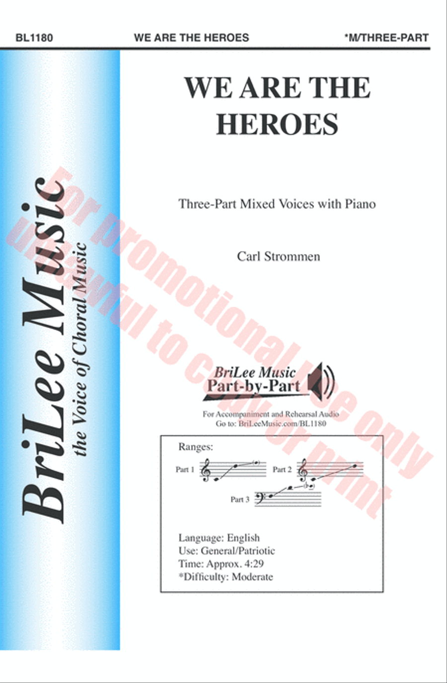 We Are the Heroes 3-Part scores gallery preview page 2