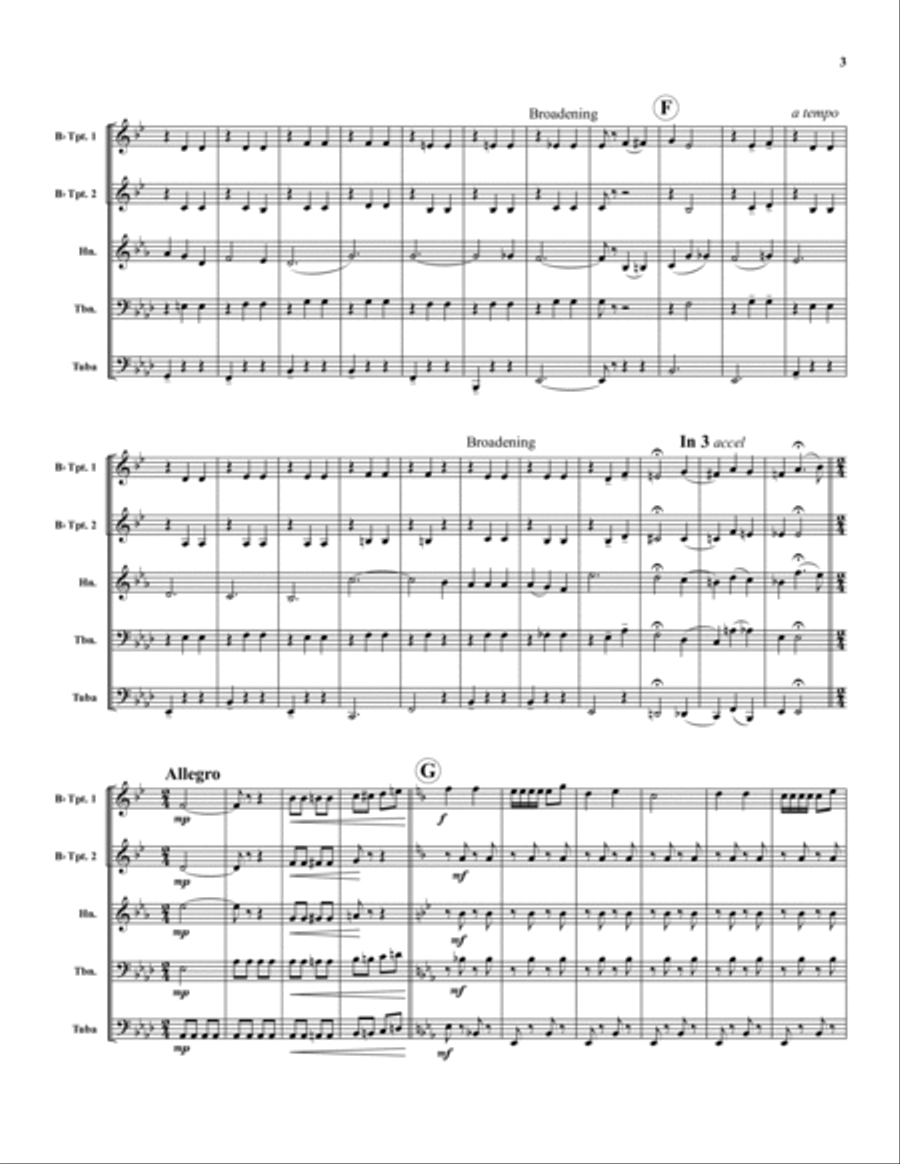 Victor Herbert Favorites Brass Quintet scores gallery preview page 3