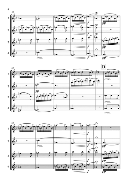 Du Bist Die Ruh - Flute Quartet image number null