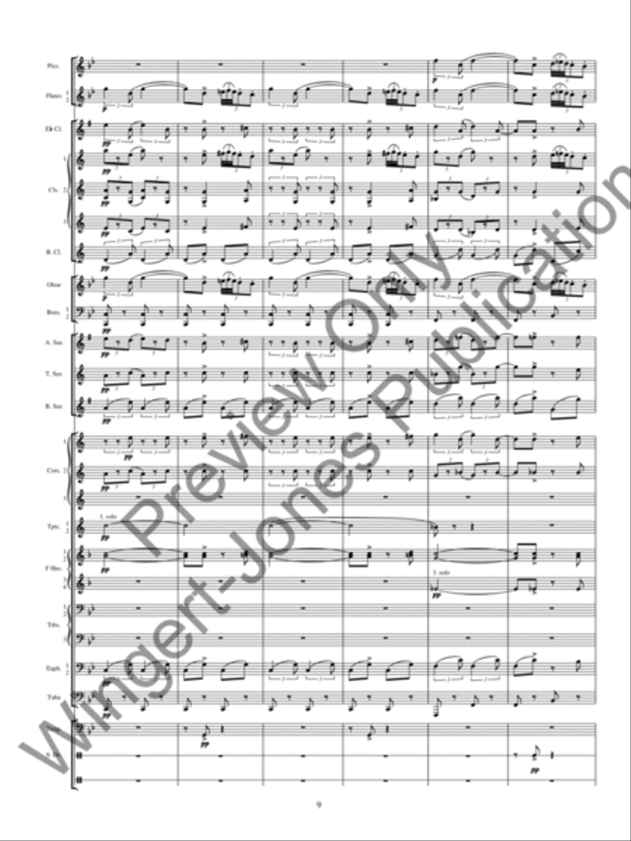 La Tregenda Concert Band scores gallery preview page 12