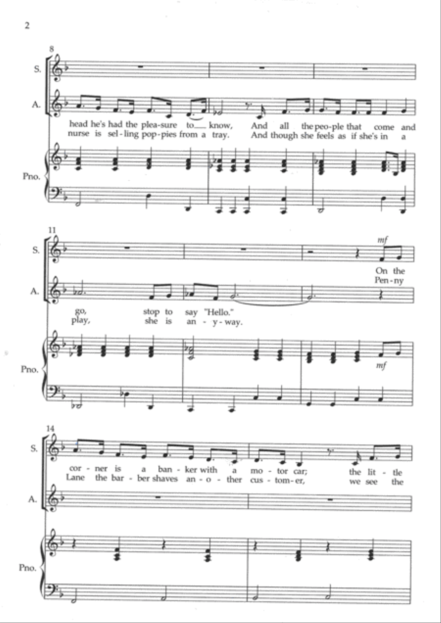 Penny Lane Penny Lane 2-Part scores gallery preview page 2