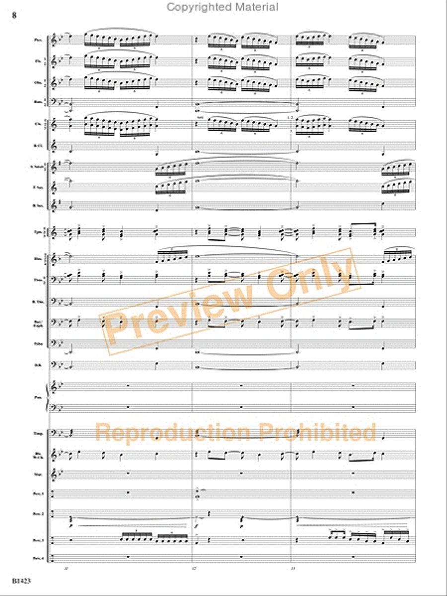 Dakota Fanfare Concert Band scores gallery preview page 7
