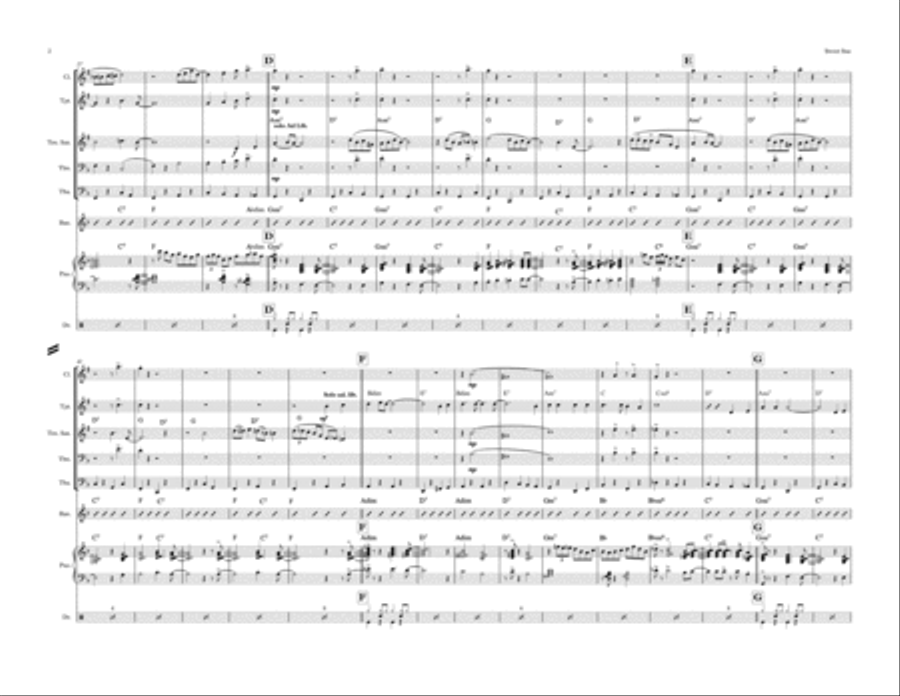 Sweet Sue-just You Sweet Sue-just You Large Ensemble scores gallery preview page 2
