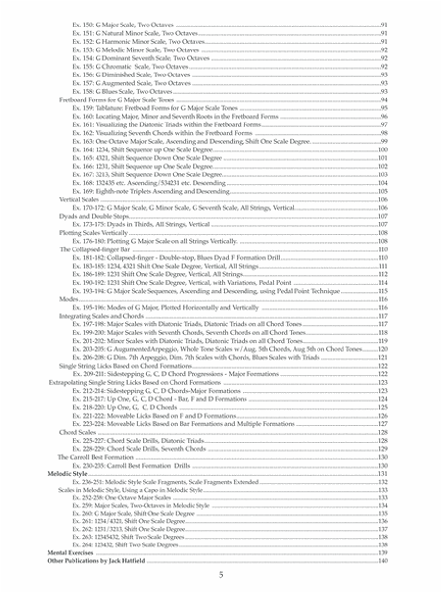 Exercises for Three-Finger Banjo Banjo scores gallery preview page 6