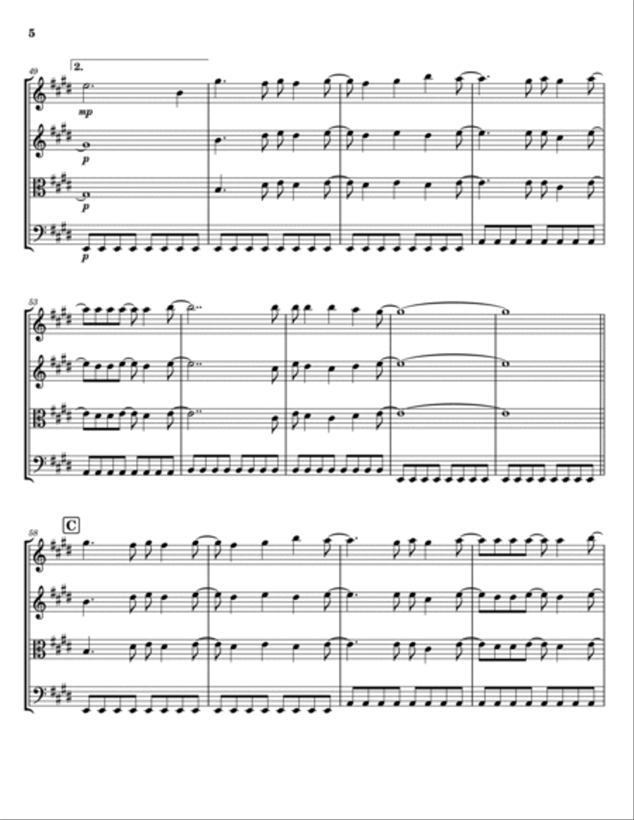 Dreams Dreams String Trio scores gallery preview page 5