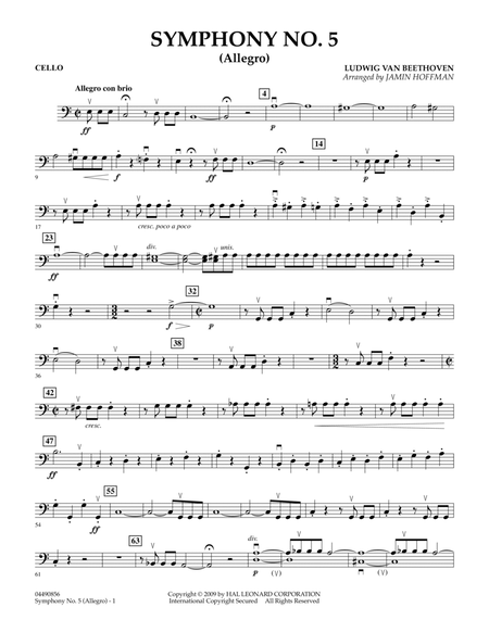 Symphony No. 5 (Allegro) - Cello