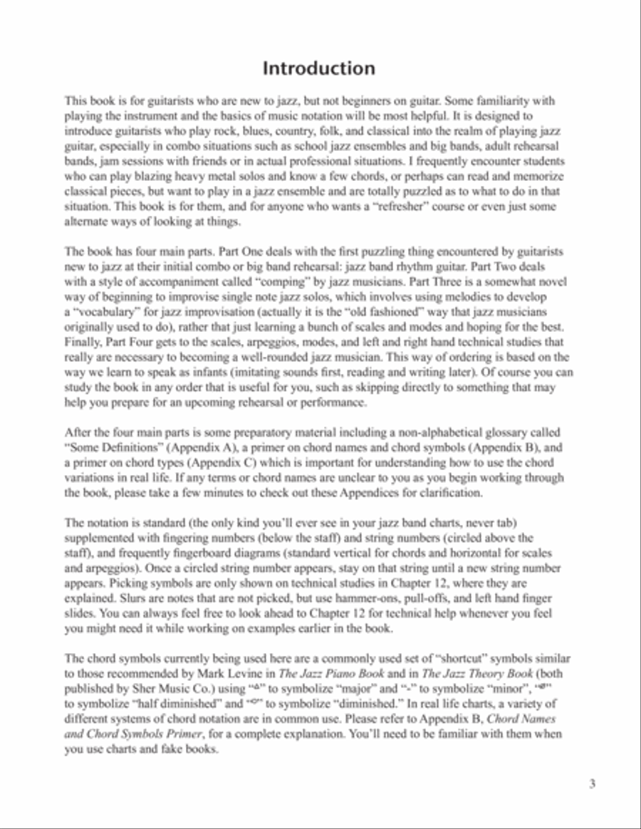 Guitarist's Introduction to Jazz Electric Guitar scores gallery preview page 4