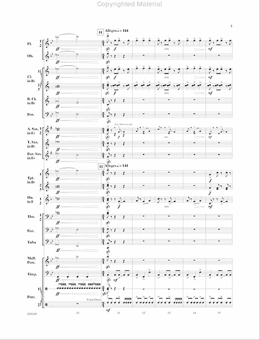 Trilogy Trilogy Concert Band scores gallery preview page 6