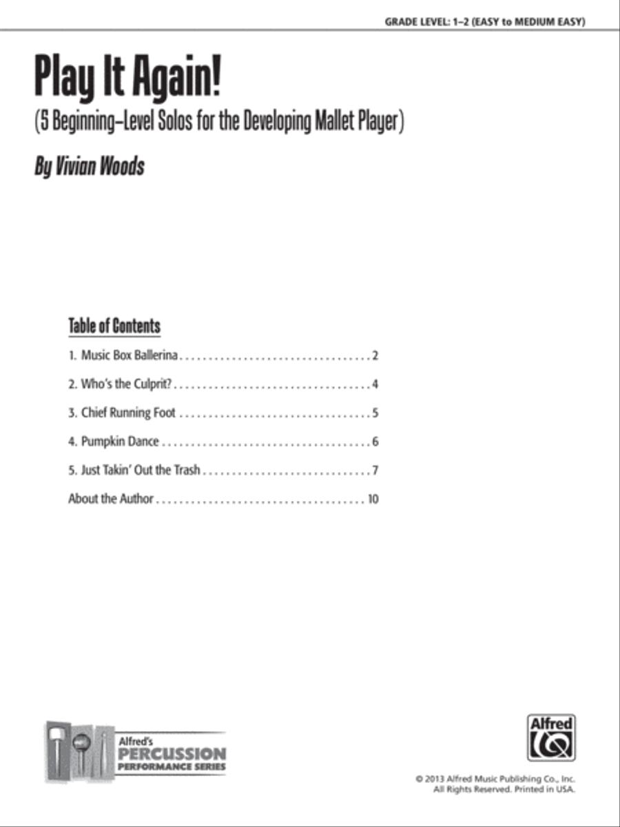 Play It Again! Play It Again! Small Ensemble scores gallery preview page 2