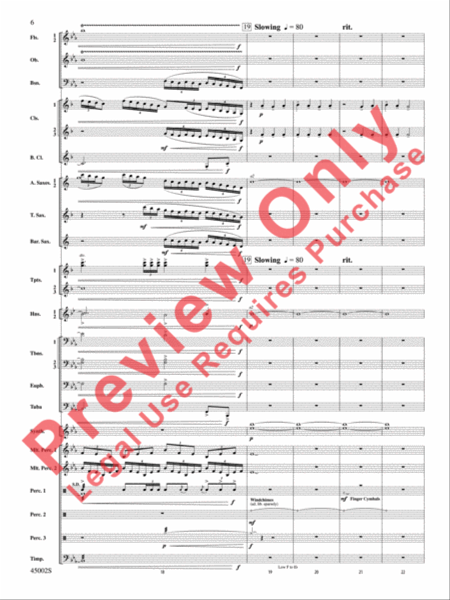 Winds of Change Concert Band scores gallery preview page 7