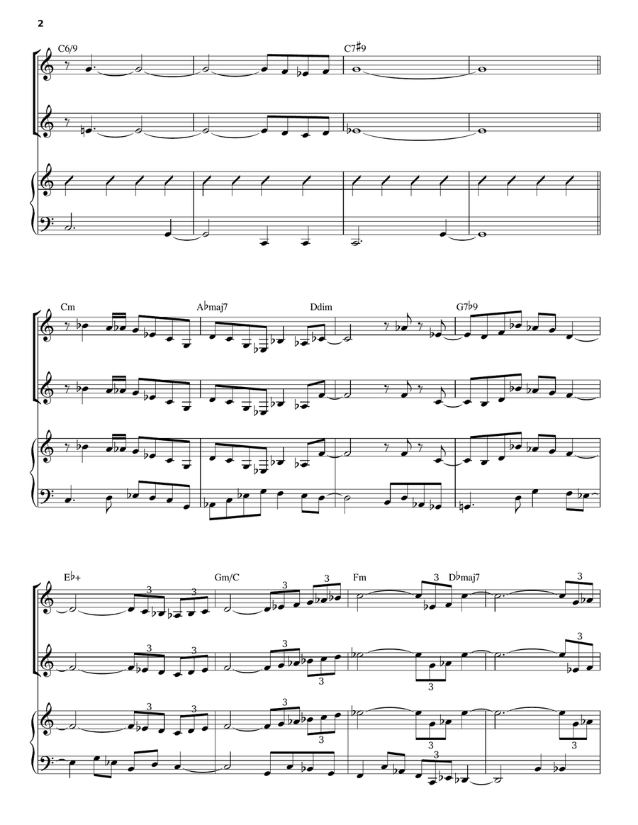 What A Friend Piano, Vocal scores gallery preview page 2