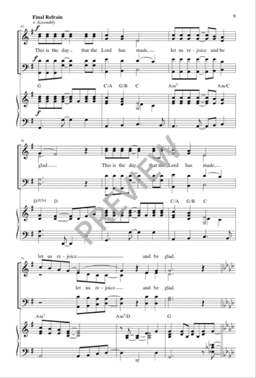 This Is the Day This Is the Day 4-Part scores gallery preview page 9