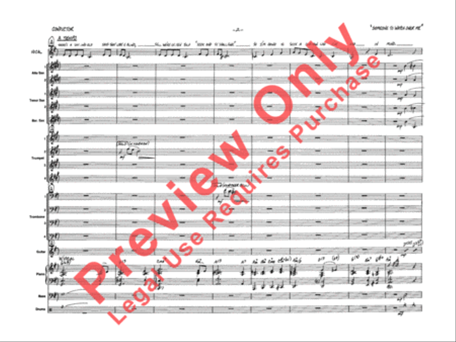 Someone to Watch Over Me Jazz Ensemble scores gallery preview page 5
