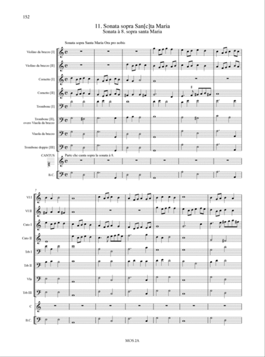 Vespro della Beata Vergine (Venezia 1610) Choir scores gallery preview page 12