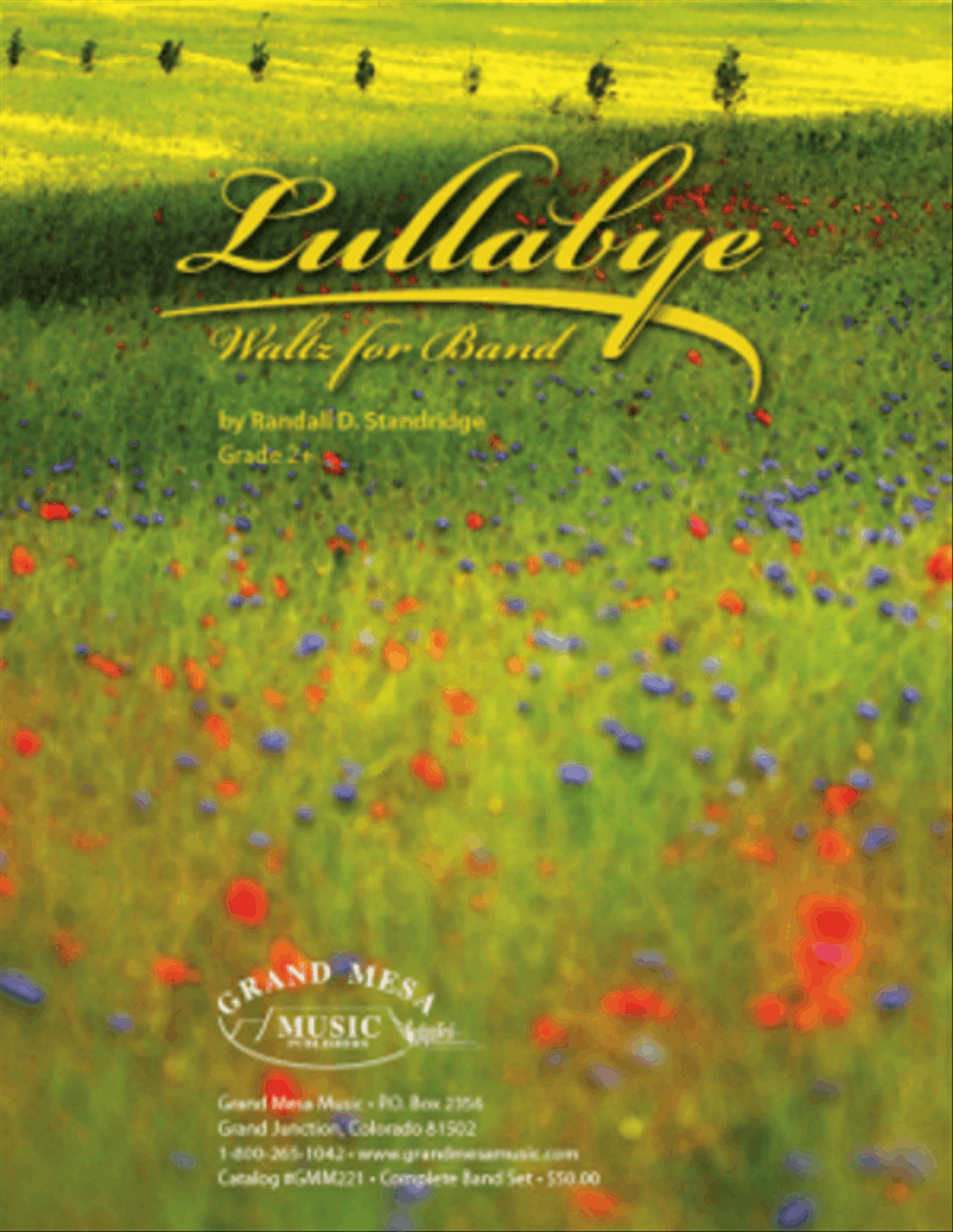 Lullabye Concert Band scores gallery preview page 1