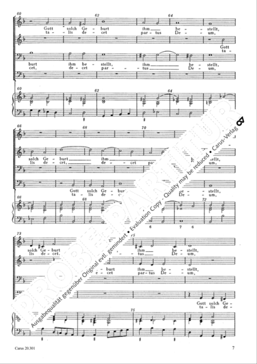 Now come, the nation's Saviour (Nun komm, der Heiden Heiland) Voice scores gallery preview page 8