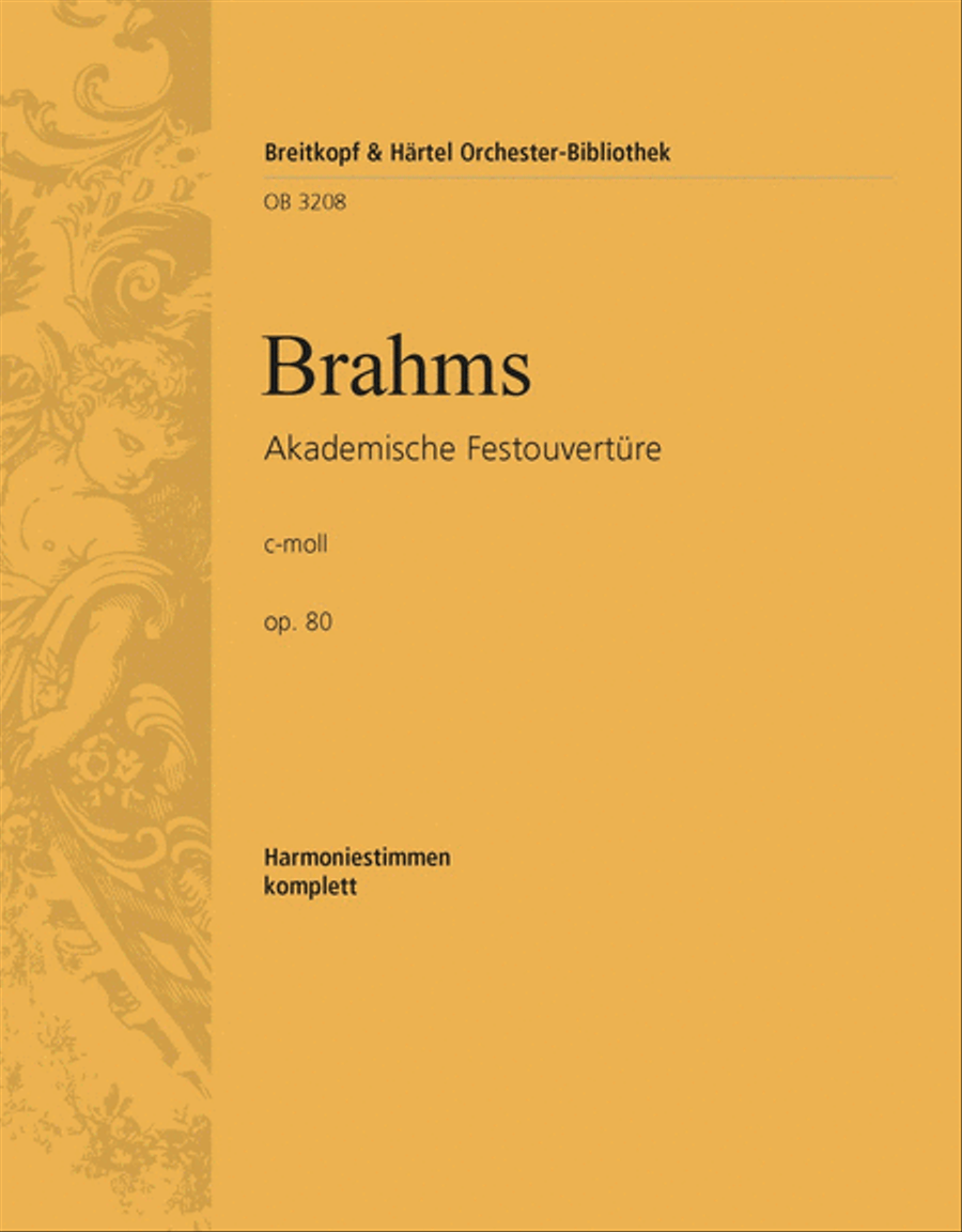 Academic Festival Overture in C minor Op. 80 Orchestra scores gallery preview page 1