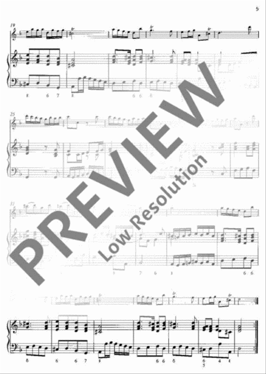 3 Sonatas Alto Recorder scores gallery preview page 6