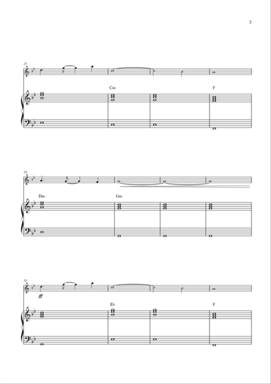 Now We Are Free Piano scores gallery preview page 3