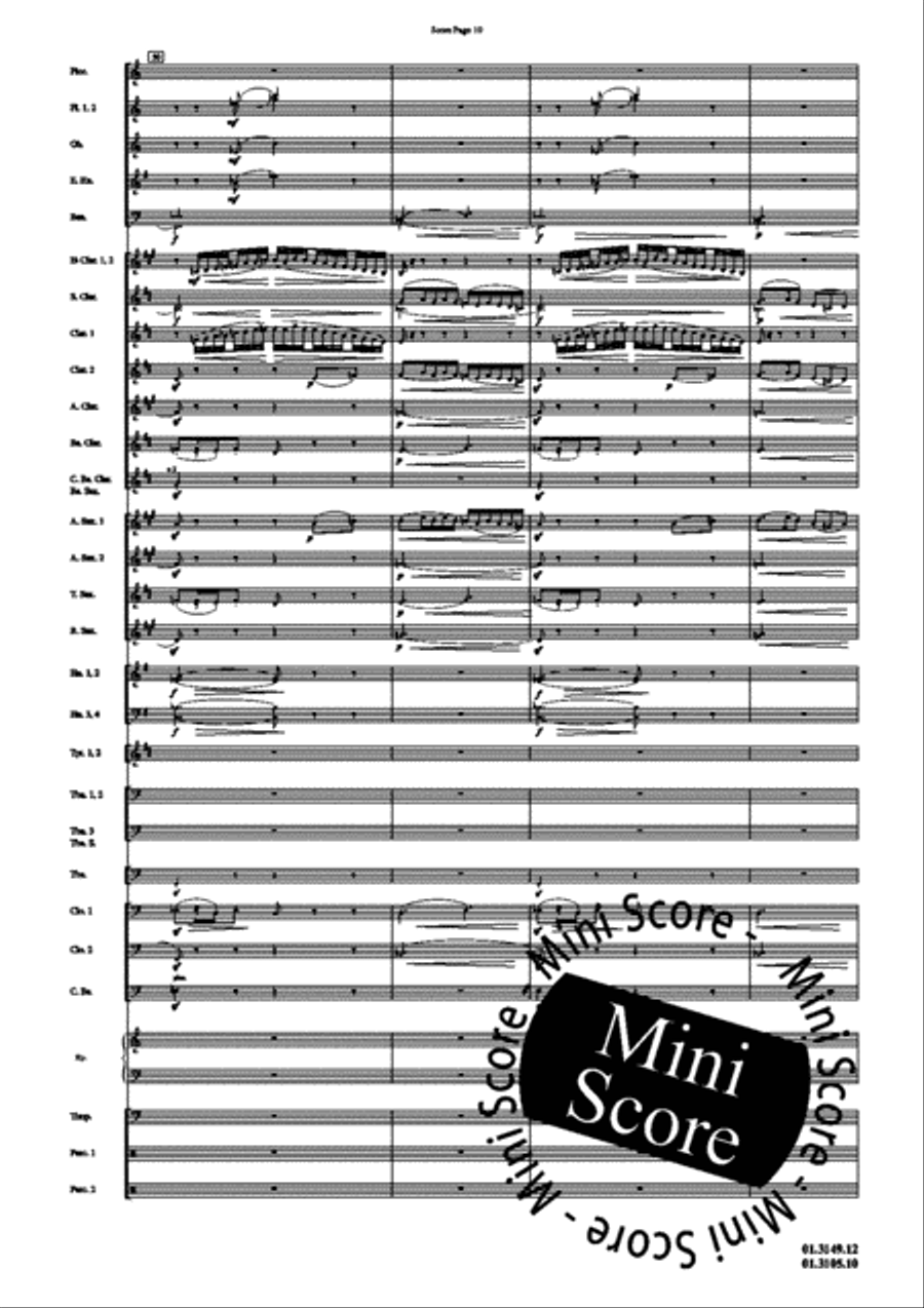 Scheherazade Concert Band scores gallery preview page 134