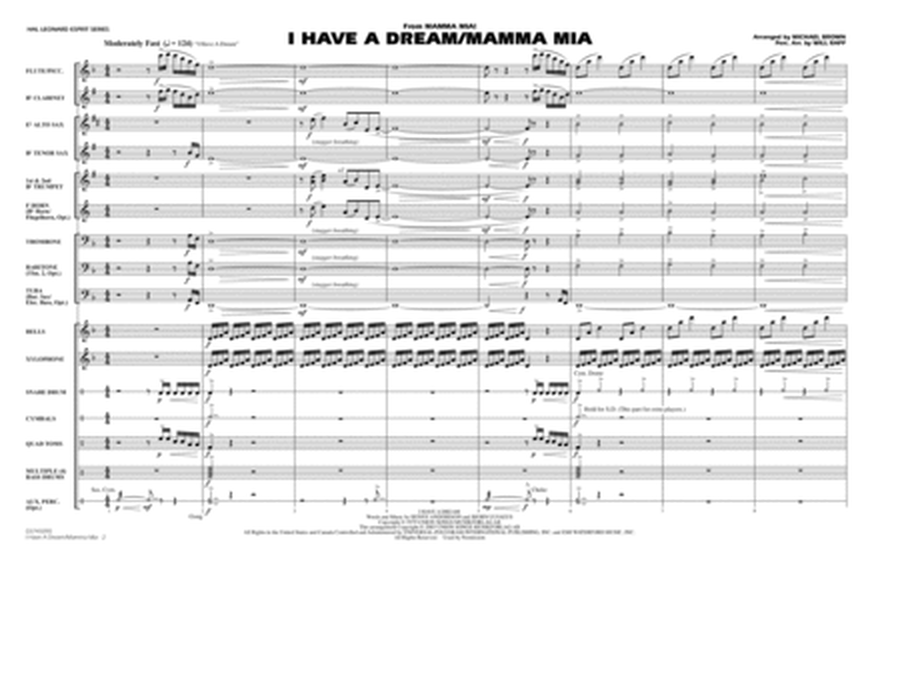 I Have a Dream/Mamma Mia! - Conductor Score (Full Score)