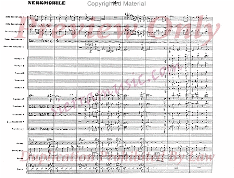 Nerkmobile Nerkmobile Jazz Ensemble scores gallery preview page 5