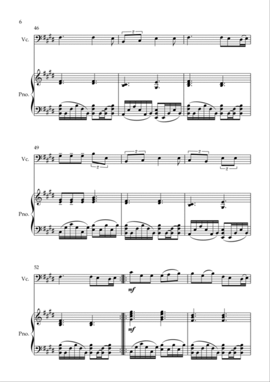 Your Hand In Mine Piano scores gallery preview page 6