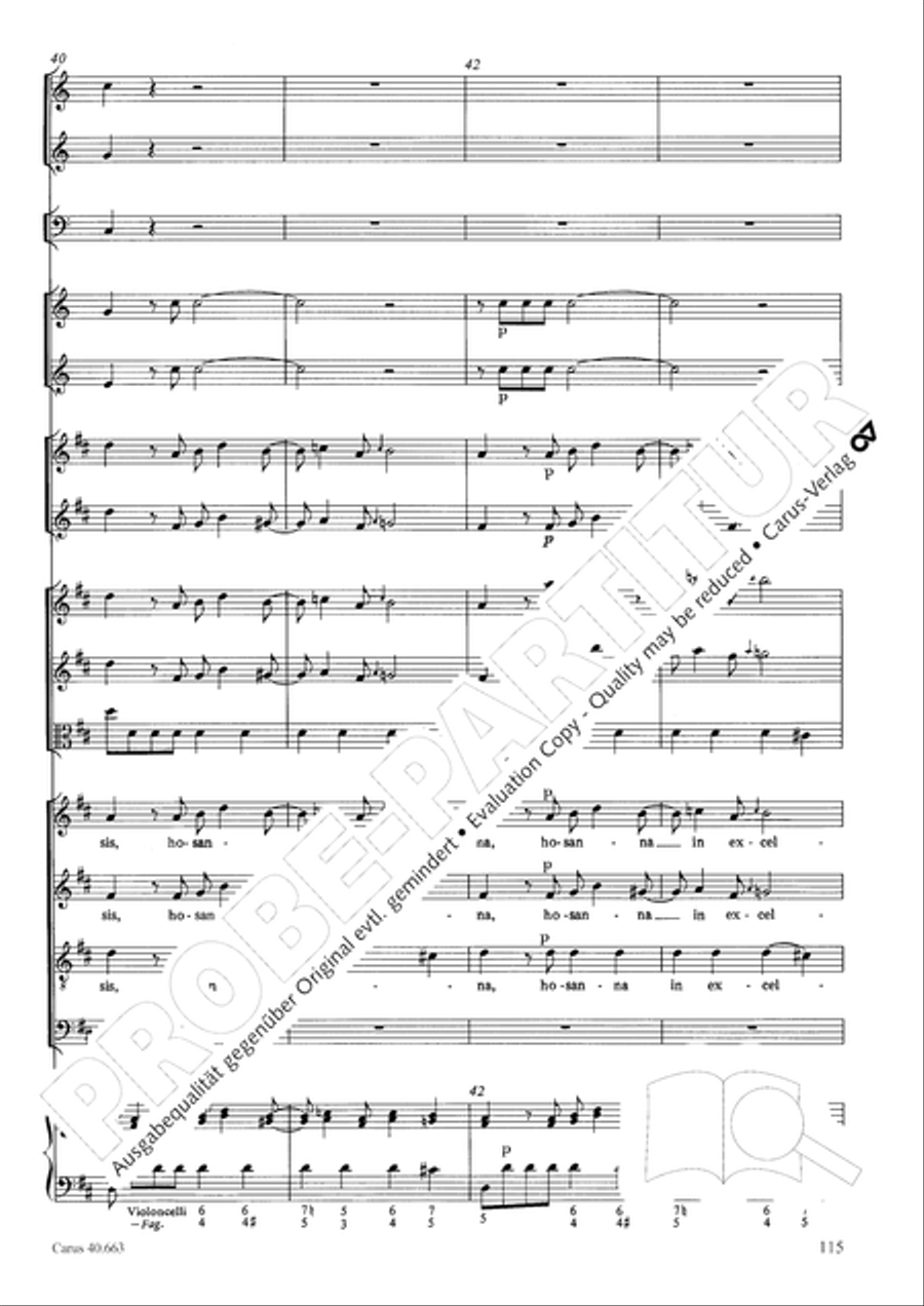 Mass in D minor (Missa in d) ATB scores gallery preview page 131