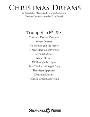 Book cover for Christmas Dreams (A Cantata) - Bb Trumpet 1,2