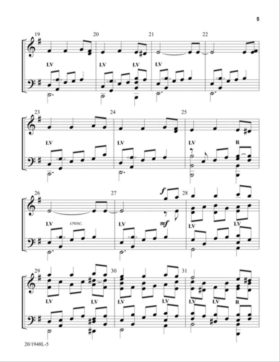 A Lenten Introspection 5-Octaves scores gallery preview page 4