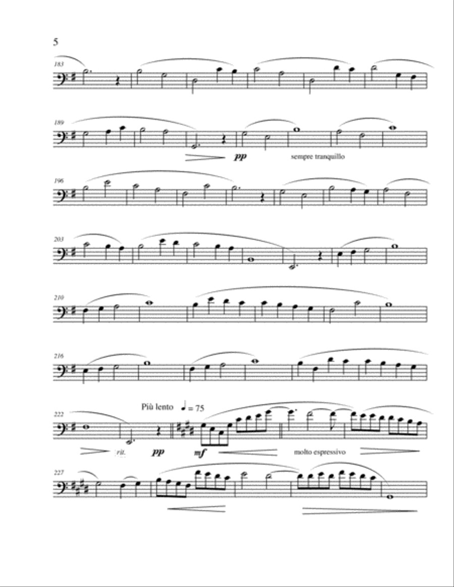 Riflessi for Cello Solo Riflessi for Cello Solo Cello Solo scores gallery preview page 5