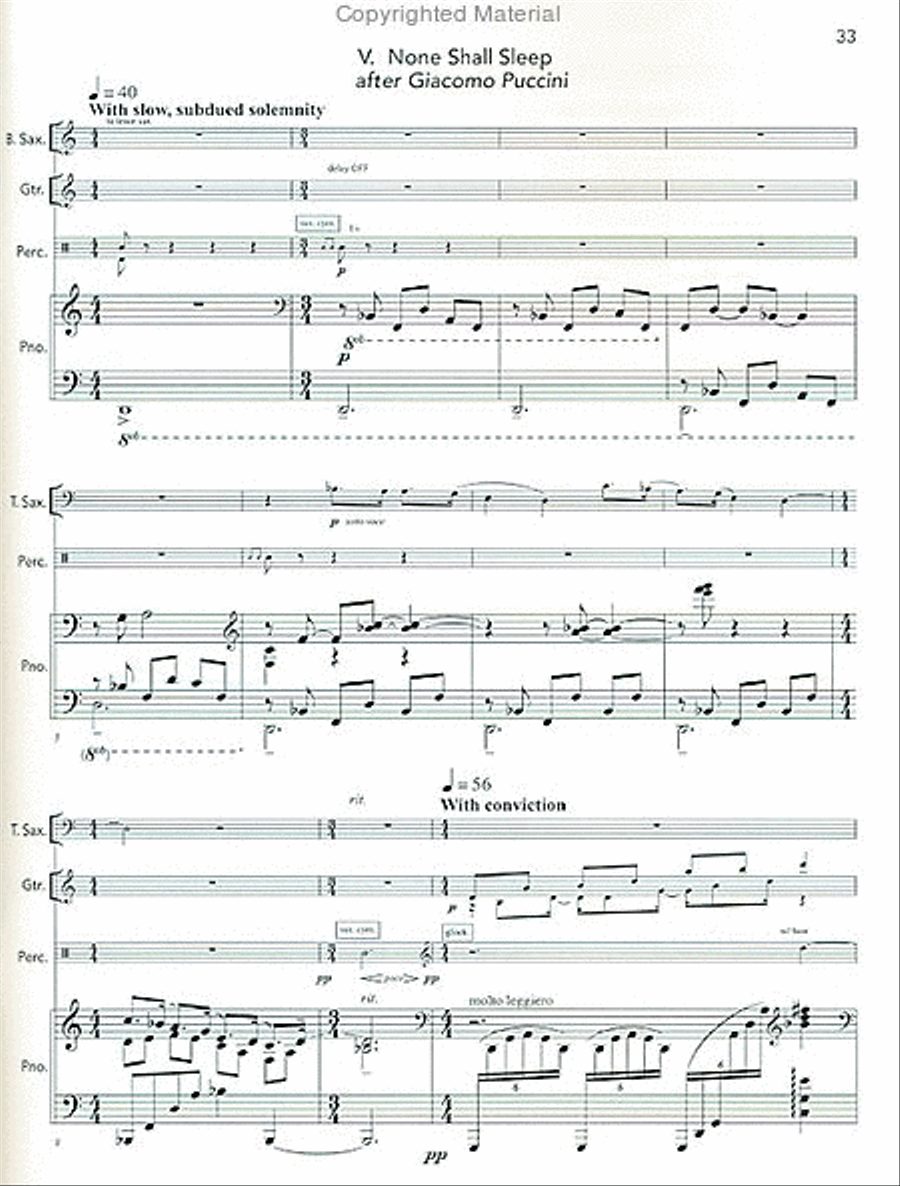Atomic Variations Saxophone scores gallery preview page 8