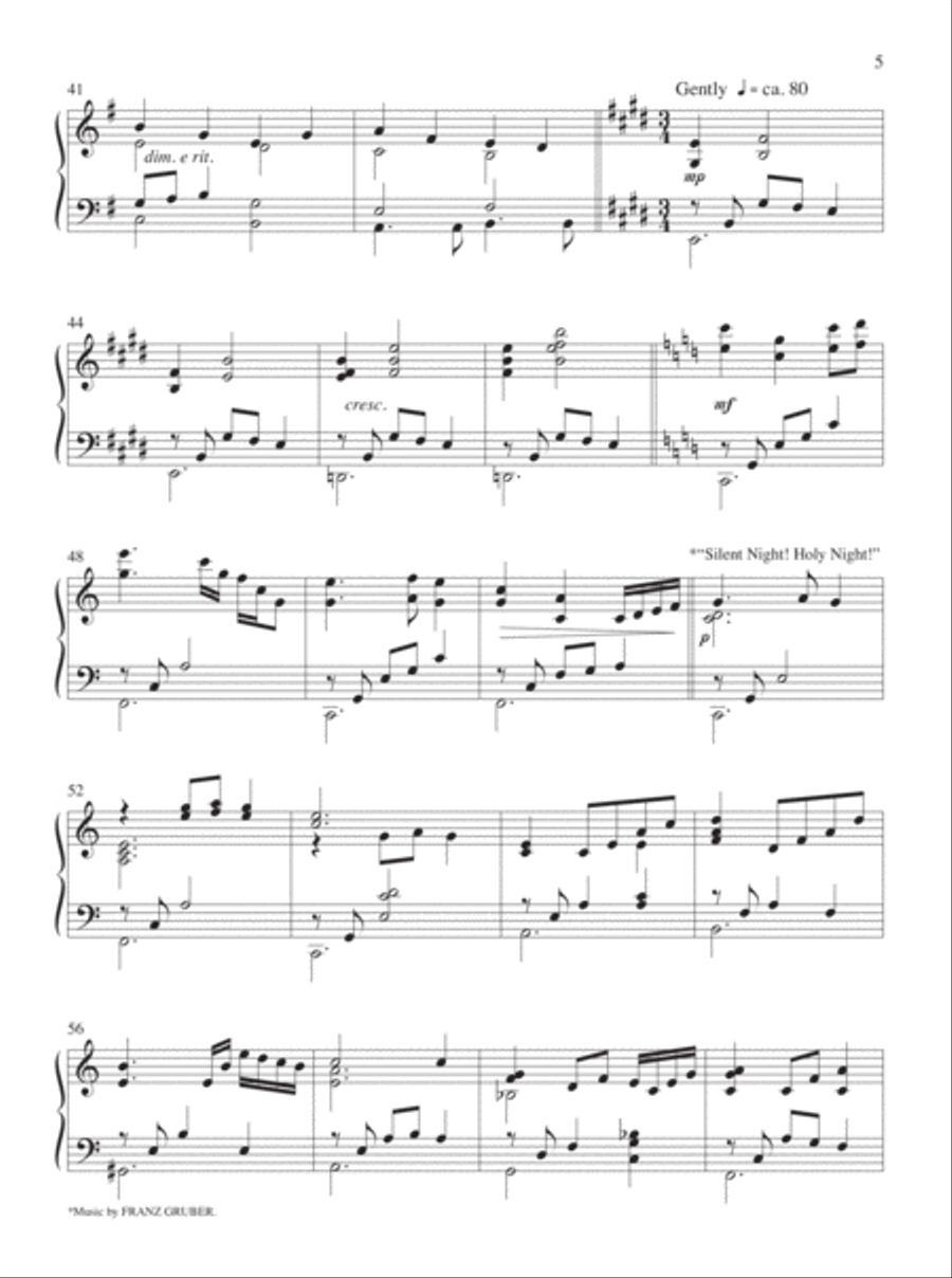 A Tapestry of Carols Piano Solo scores gallery preview page 5