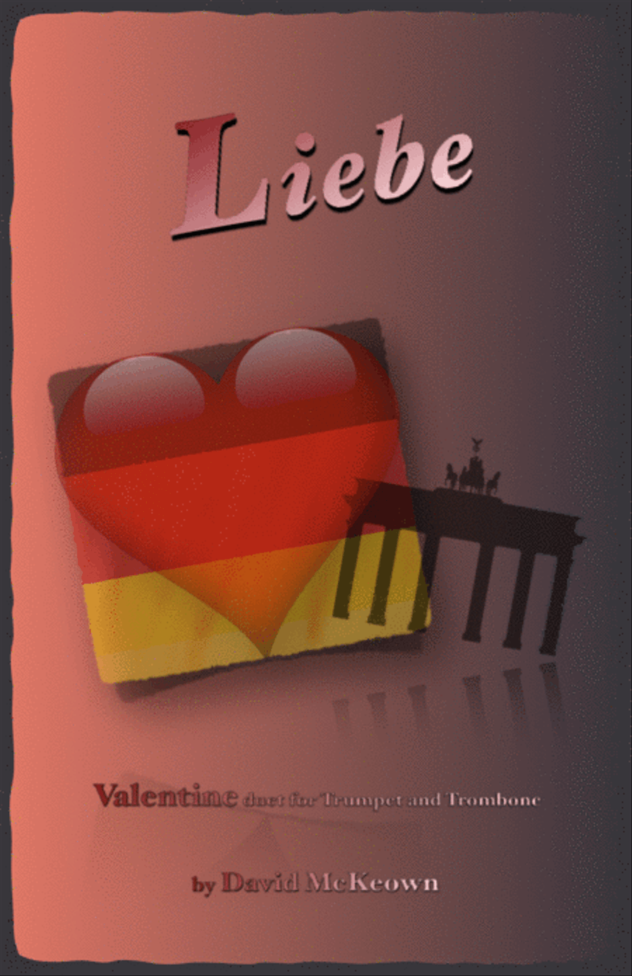 Liebe, (German for Love), Trumpet and Trombone Duet Brass Duet scores gallery preview page 1