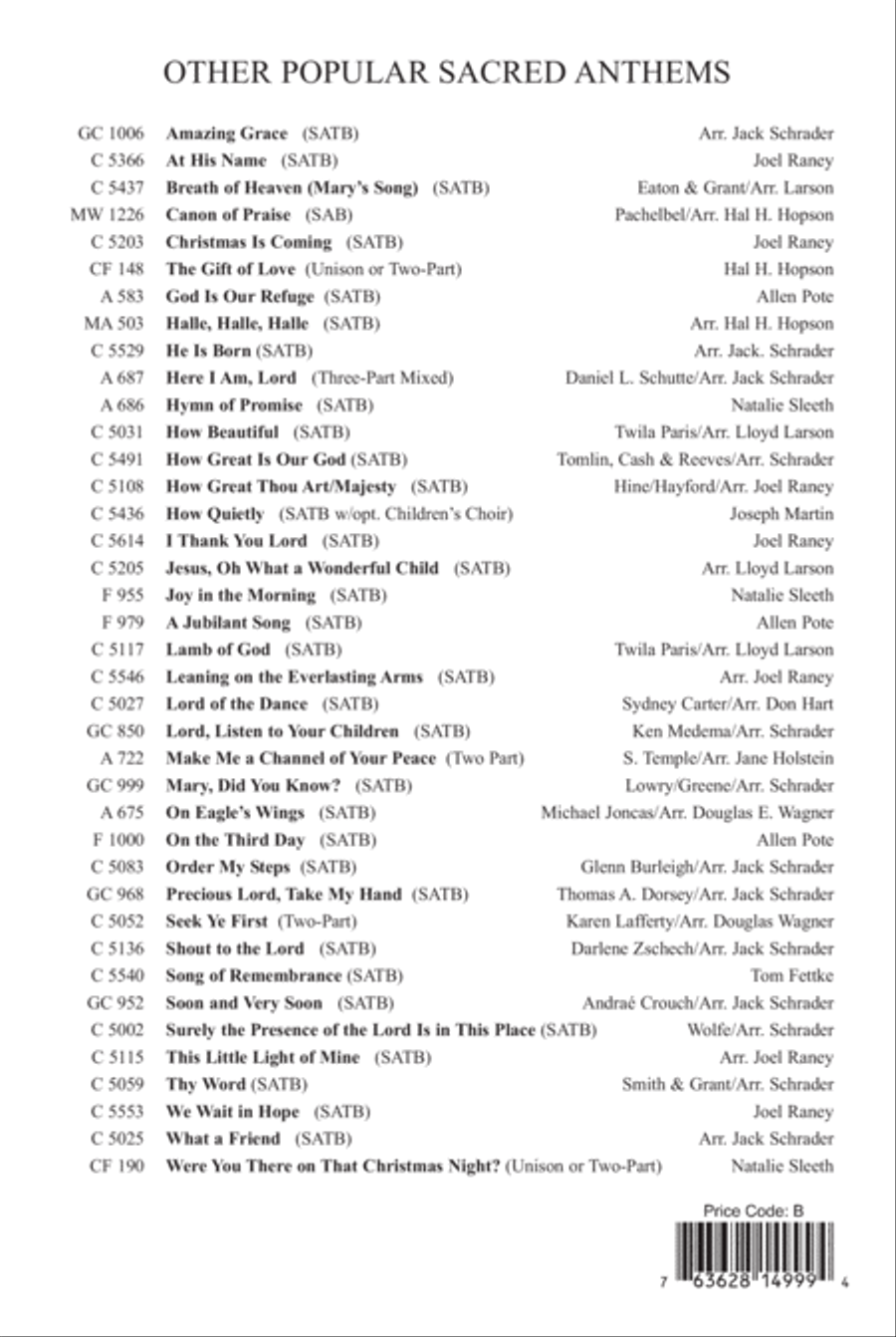 Holy, Lord of Hosts Holy, Lord of Hosts 4-Part scores gallery preview page 9