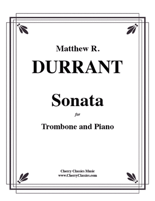 Book cover for Sonata for Trombone and Piano
