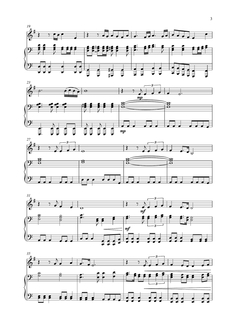 Final Countdown Piano scores gallery preview page 3