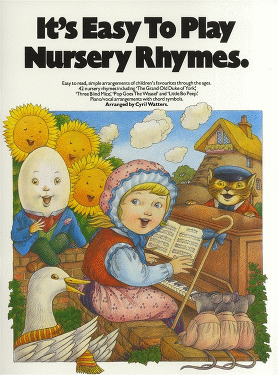 Its Easy To Play Nursery Rhymes (Piano / Vocal / Guitar)