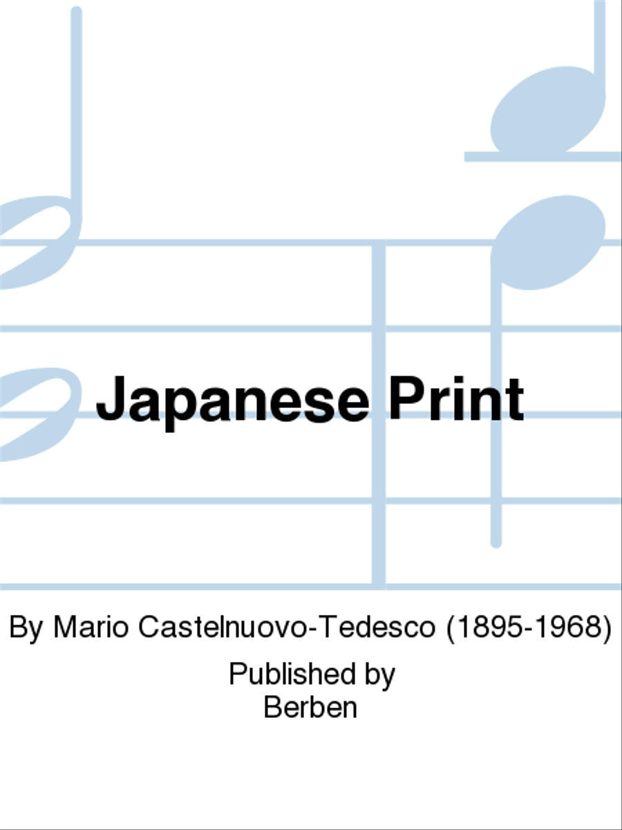 Japanese Print School and Community scores gallery preview page 1