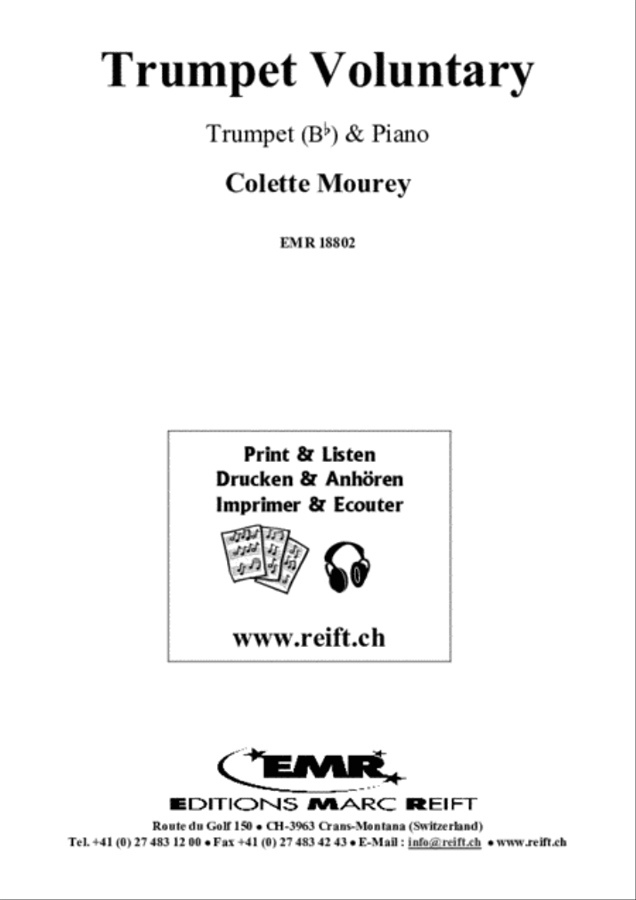 Trumpet Voluntary Trumpet Solo scores gallery preview page 2