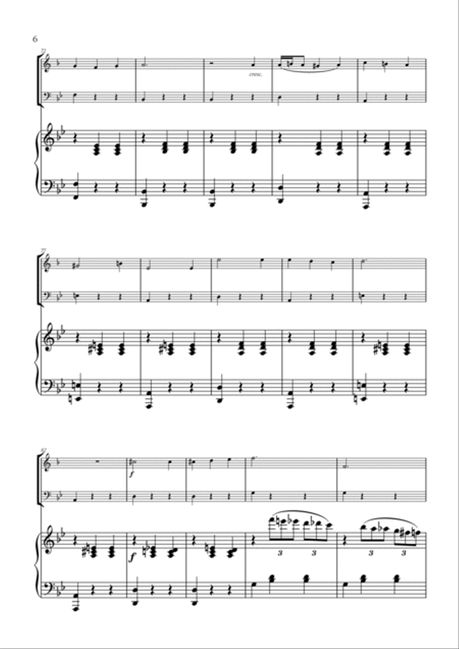Merry-go-round Of Life Brass Duet scores gallery preview page 6