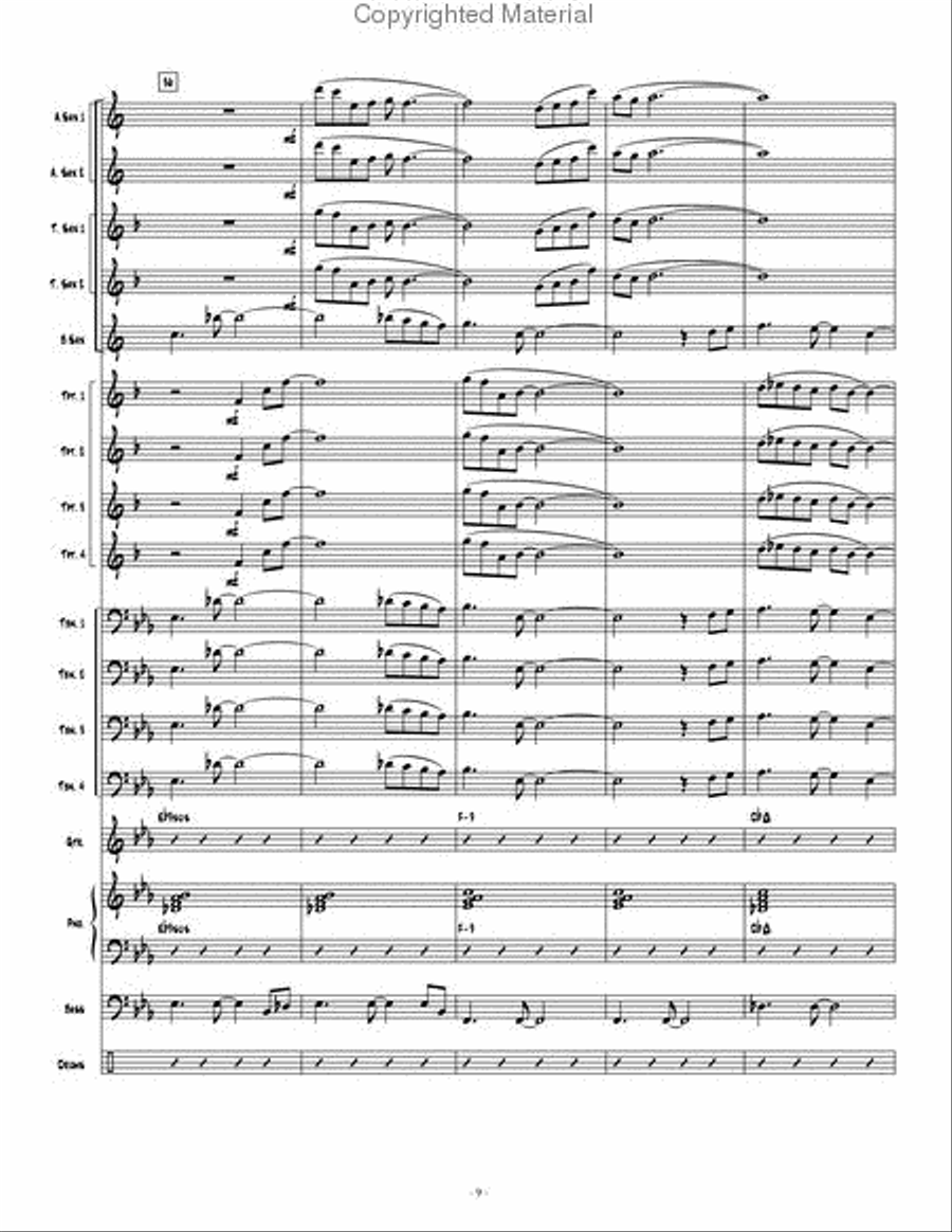 City Lights Jazz Ensemble scores gallery preview page 10