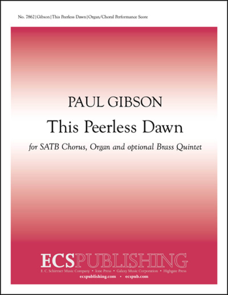 This Peerless Dawn (Choral Score) image number null