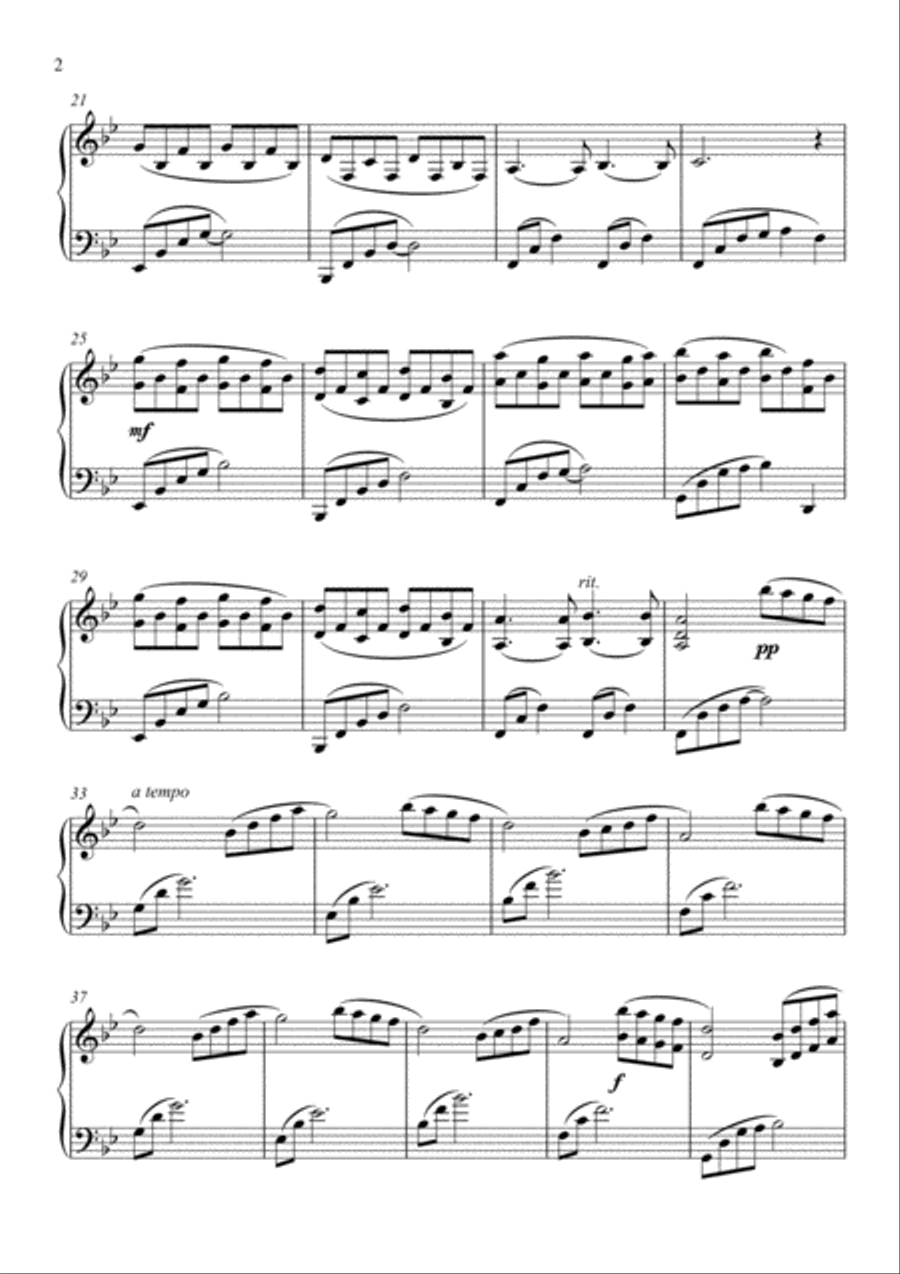 Reminiscence - Aki Malmström Piano Solo scores gallery preview page 2