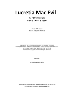 Book cover for Lucretia Mac Evil