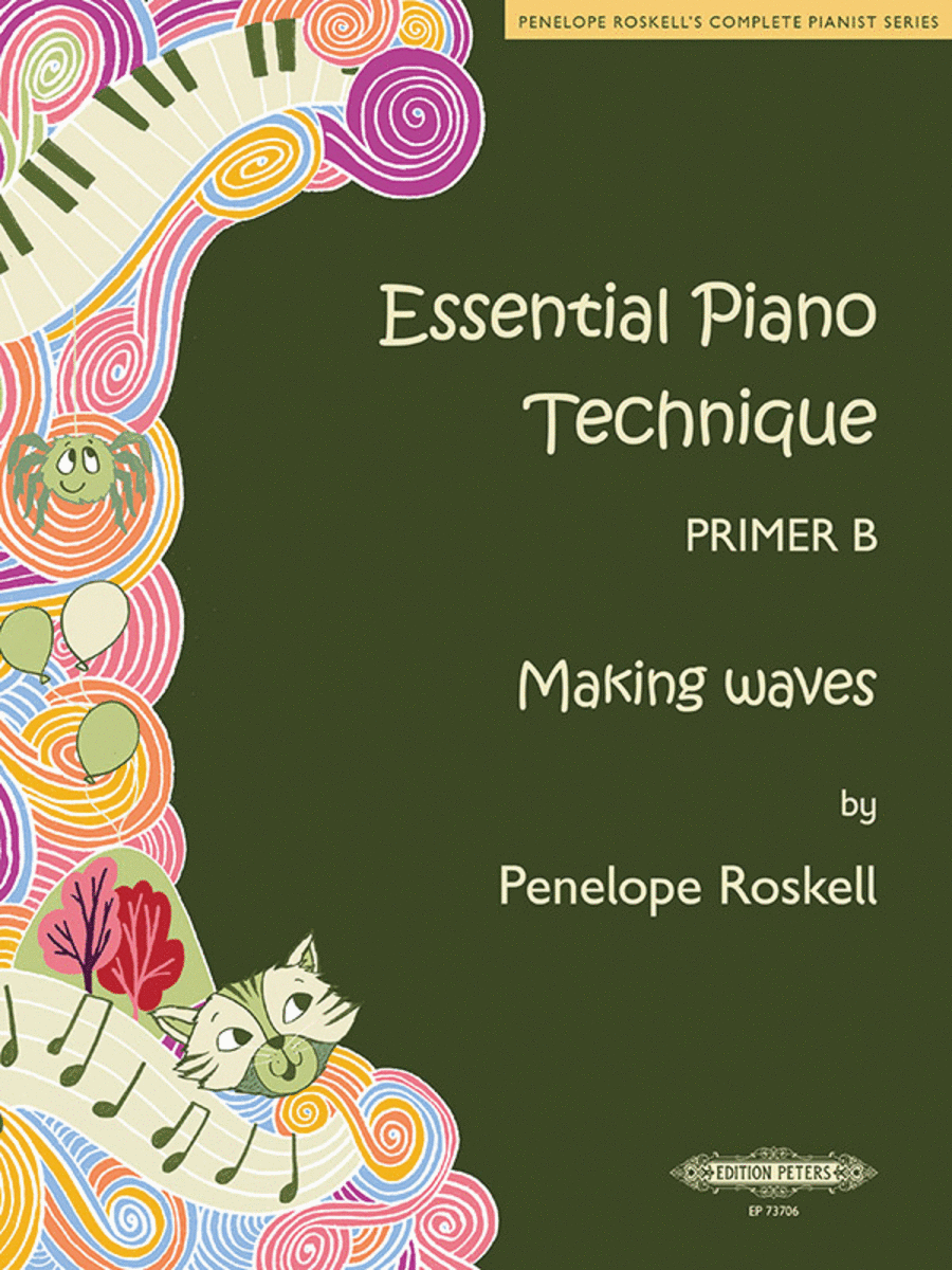 Essential Piano Technique Primer B -- Making waves Piano Method scores gallery preview page 1